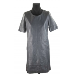 Robe stretch en similicuir