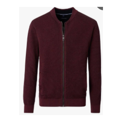 Cardigan molletonné en 100 % coton