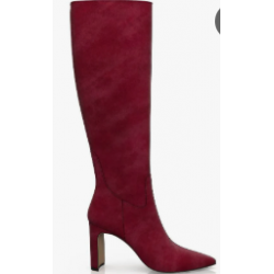 Bottes stretch en textile d'aspect daim
