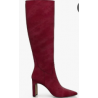 Bottes stretch en textile d'aspect daim