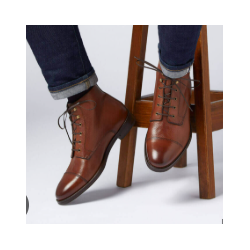 Bottines en cuir