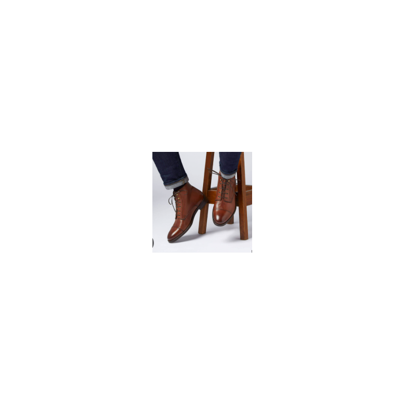 Bottines en cuir
