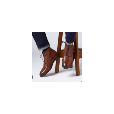 Bottines en cuir