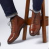 Bottines en cuir